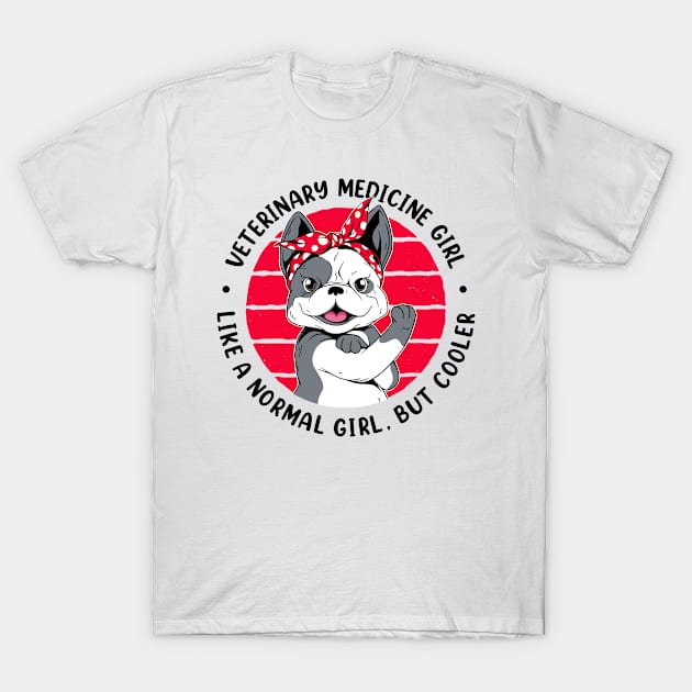 Veterinary Medicine Girl T-Shirt by cecatto1994